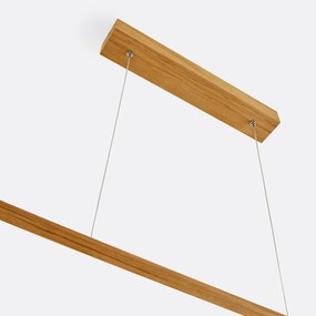LED-hanglamp in eik en acryl, Segundo