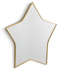 Spiegel, ster model, in messing, Uyova