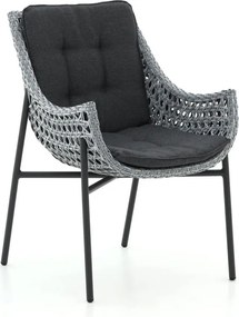 Dining tuinstoel | Manifesto Novara | Wicker (vlechtwerk) | Grijs | Kees Smit Tuinmeubelen