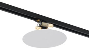 Moderne plafondlamp wit voor railsysteem 1-fase 2-lichts - Iconic Pulley