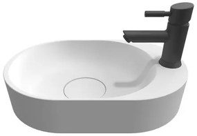 Riho Valor fontein ovaal 48x32cm wit mat
