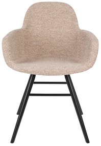 Zuiver Albert Kuip Soft Gestoffeerde Kuipstoel Met Arm Beige