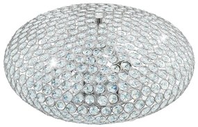 Eglo 95285 - Kristallen plafondlamp CLEMENTE 3xE27/60W/230V