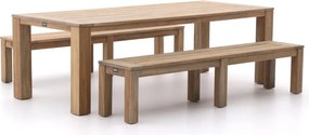 Picknickset ROUGH  | 8 personen | Tuinset teakhout | 3-delig | Kees Smit Tuinmeubelen