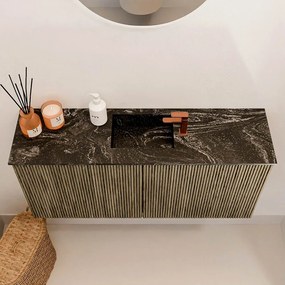 Mondiaz Joya DLux 90cm toiletmeubel dusk met wastafel faye midden 1 kraangat lava