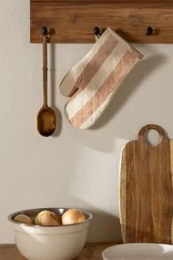 Set Van Ovenhandschoen En Doek Efarin Licht Nude Bruin - Sklum