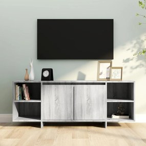 vidaXL Tv-meubel 130x35x50 cm spaanplaat grijs sonoma eikenkleurig