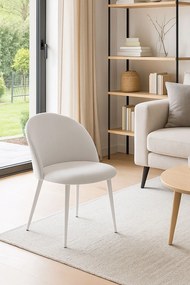 Stoel White Vint Stof