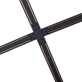 Modern railsysteem met 8 spots zwart 1-fase - Magnetic Eggy