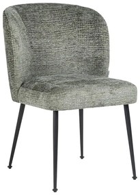 Richmond Interiors Fallon Comfortabele Eetkamerstoel Groen Thyme Fusion