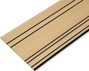 SMART AKU NATURAL OAK 260x30CM - 260 cm x 30 cm x 0.6 cm | 2 kg | Paneli akoestische wandpanelen - AKU Wandpanelen