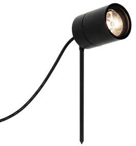 Buitenlamp Moderne prikspot zwart AR70 verstelbaar IP44 - Solo Modern GU10 IP44 Buitenverlichting