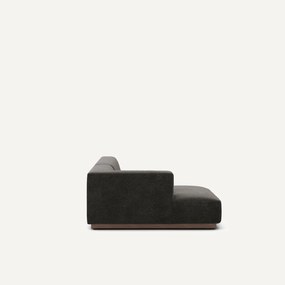 Linker hoekbank XL chenille fluweel, Jacopo
