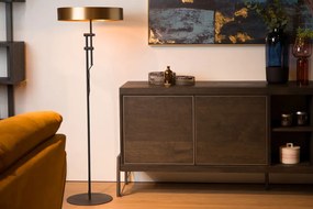 Lucide Giada vloerlamp 45cm 2x E27 goud mat