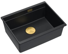 granieten spoelbak Logan 100 Black