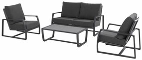 Taste by 4 Seasons Mauritius sofaset zonder tafel * Super Sale * Loungeset   zwart weerbestendig