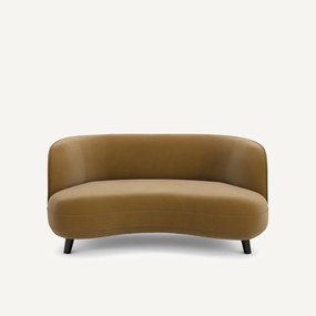 XS zitbank in linnen fluweel, Rosebury, ontwerp door Emmanuelle Gallina