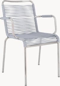 Handgemaakte tuin armstoelen Mya Spaghetti, 4-delig, stapelbaar