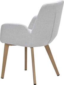 Garden Impressions Amalia tuinset 5-delig light teak look - Duuk tuintafel Ø120 cm