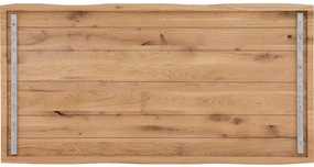 Goossens Eettafel Blade, Boomstamblad 180 x 90 cm 5 cm dik