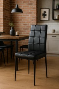 Set 4 Lan Kunstlederen Stoelen