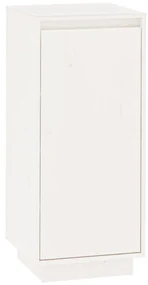 vidaXL Schoenenkast 35x35x80 cm massief grenenhout wit