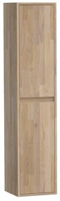 Saniclass Nexxt 160 Badkamerkast - 160x35x35cm - 2 links/rechtsdraaiende deuren - hout - grey oak 7007