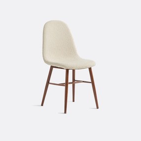 Stoel met badstof bekleding, Polina