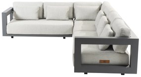 4 Seasons Outdoor Metropolitan hoek loungebank links * SALE *      antraciet weerbestendig
