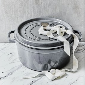 Staub La Cocotte Cocotte 24 cm / 3,7 l, Rond, Grafietgrijs - La Cocotte - Staub