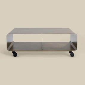 Tv-meubel Op Wielen Brons - 90x42x30cm.