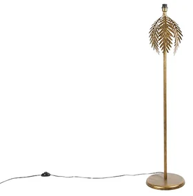 Vintage vloerlamp goud 145 cm - Botanica Landelijk Binnenverlichting Lamp
