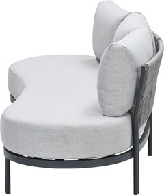 Garden Impressions Toscana loungebank L225 cm - donker grijs