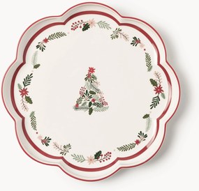 Porseleinen kerstdinerborden Eve, 4-delig