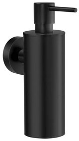 Smedbo Home Zeepdispenser - 5x16x10.5cm - zelfklevend / boren - Massief messing Mat Zwart HB370