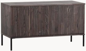 Houten tv-meubel New Gravure met geribde voorkant