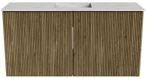 Mondiaz Joya DLux 80cm toiletmeubel dusk met wastafel faye midden 1 kraangat opalo