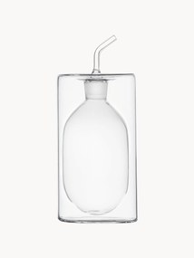 Handgemaakte azijn- en olie-fles Cilindro van borosilicaatglas