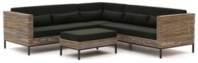 ROUGH-D hoek loungeset 4-delig