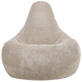 Cloudy Cord Zitzak Stoel - Beige