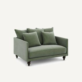 2-zits fluwelen bank, Lazare