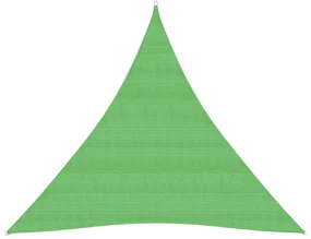 vidaXL Zonnezeil 160 g/m² 5x5x5 m HDPE lichtgroen