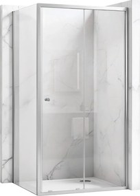 Douchecabine Rea Primo Slide 100x90 Chrome
