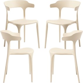 Set 4 Teul Stoelen
