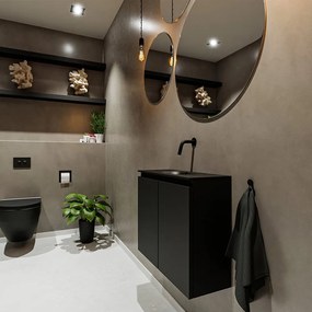 Mondiaz Ture 60cm toiletmeubel urban met wastafel urban midden geen kraangat