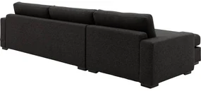 Goossens Hoekbank Lucca Met Chaise Longue grijs, stof, 3-zits, stijlvol landelijk