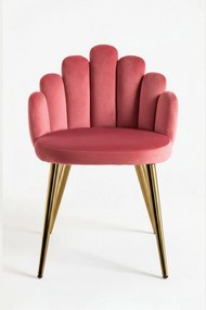 Hand Goud Fluwelen Stoel