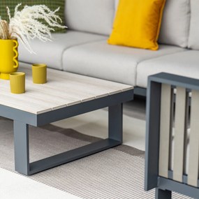Garden Impressions Gabon hoek loungeset 4-delig - taupe