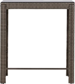 The Outsider Bartafel Noud - Grijs Wicker – 100 x 60 cm - The Outsider
