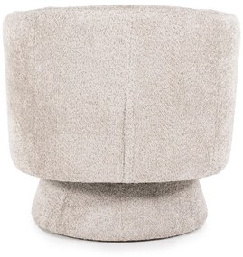 By-Boo Balou Draaibare Fauteuil Taupe Boucle